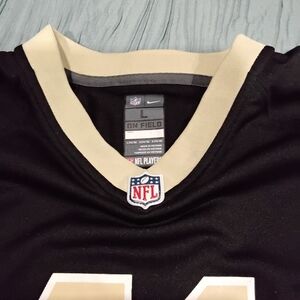 Black and Cream SAINTS NFL Jersey